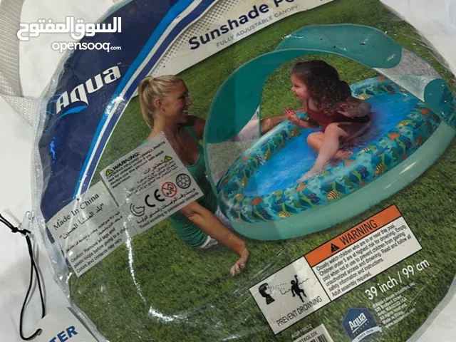 مسبح للأطفال جديد باللون الأزرق