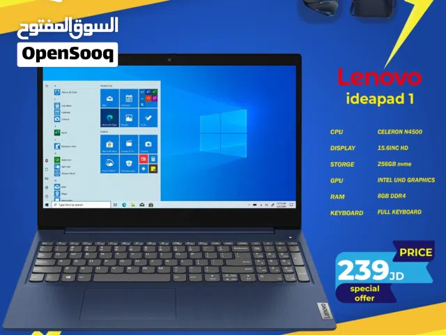لابتوب لينوفو سيليرون Laptop Lenovo Celeron بافضل الاسعار