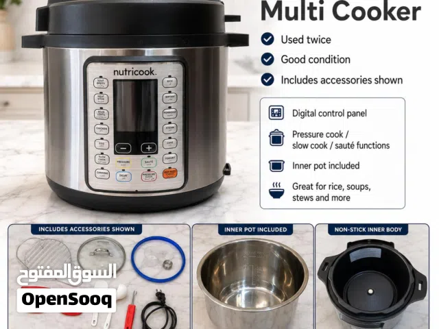 nutricook multicooker with all accessories