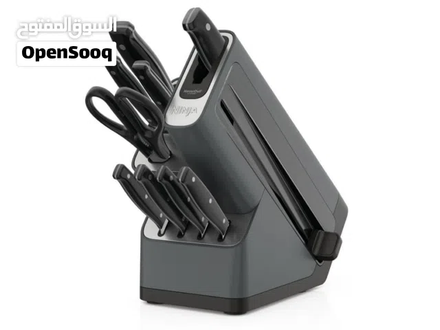 Ninja Knife Set NeverDull Essential 10-Piece Knife System طقم سكين نينجا جديد.