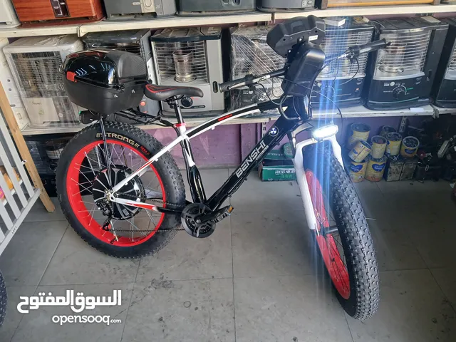 بسكليت كهرباء جنط عريض