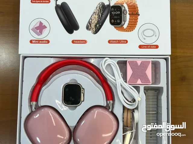 اقوى بكج شبابي وصبايا بسعر خرافي محتوياته ساعة سمارت الترا اصدار عالي تدعم كل المميزات سماعة هيدفون