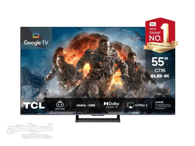 للبيع شاشة tcl 55 QLED