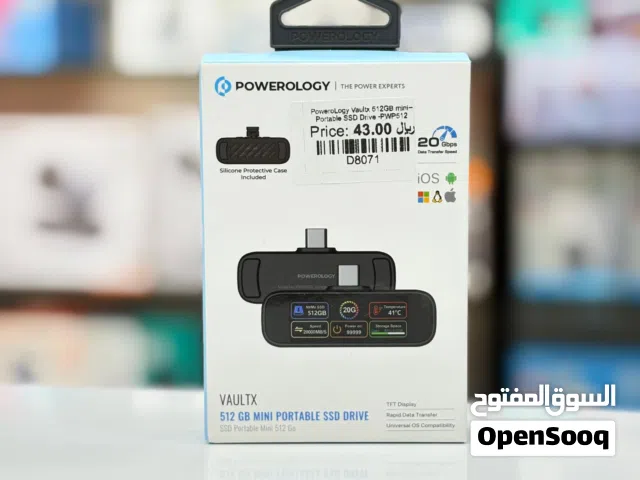 Brand New Powerology VaultX SSD in Oman  Ultra-Compact  2 Year Warranty
