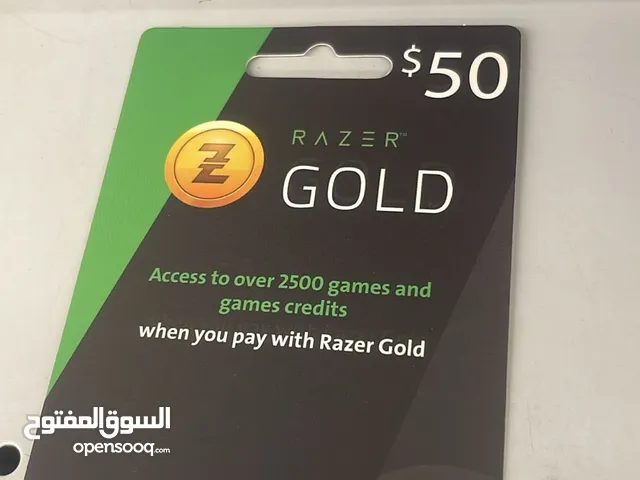 بطاقات RAZER GOLD