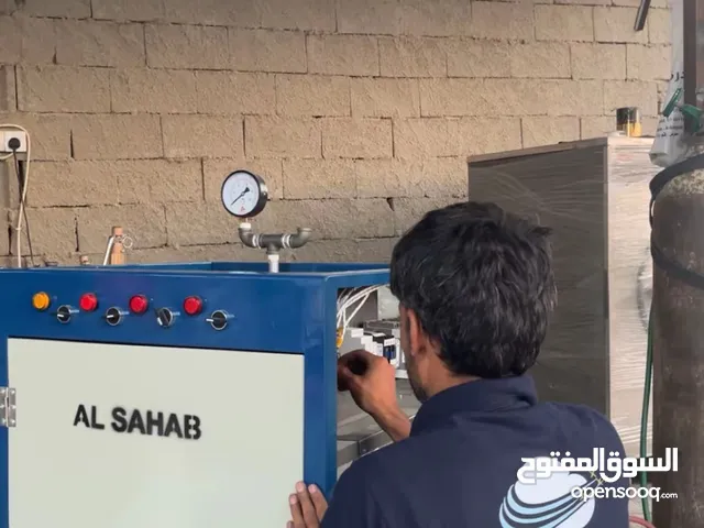 معدات مغاسل بجميع أنواعها مكابس بولر بجميع أحجامها غسالات نشافات رول يوجود مستعمل و جديد
