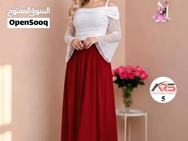 طقم نسائي   خرااافي*    *نوع القماش  بلوزه تل الاصلي