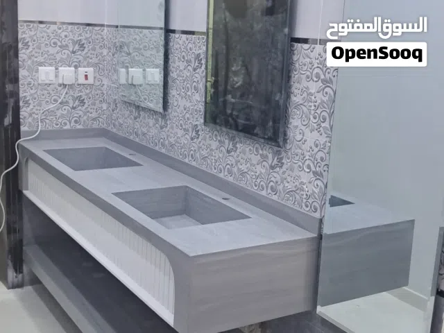 رخام صناعي جرانيت ومموج مغاسل مطابخ كاونترات حسب الطلب