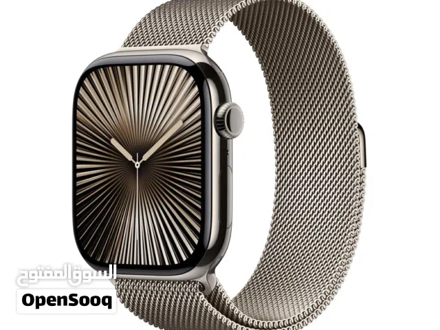 Apple watch S10 Titanium Gold GPS & Cellular 100% battery & warranty