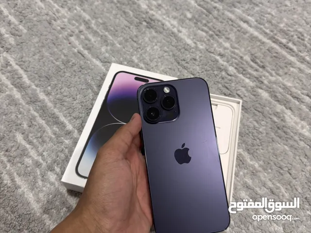 ايفون 14 برو ماكس التلفون ما انفك ومعا الكرتون ونظيففف