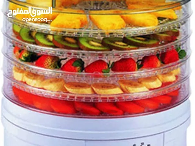 ماكنة تجفيف الفواكه و الخضار بشكل صحي وسليم مجففة فواكه وخضار 5 طبقات
