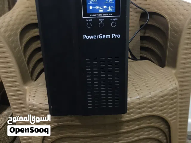 المضاض لانقطاع الكهرباء UPS BPC 3 KVA مستعمل اشي بسيط معاه 6 بطاريات جداد جهاز صنع برطاني