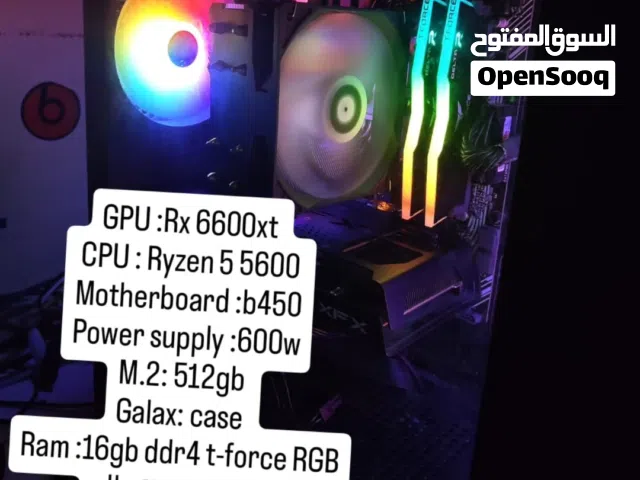 Pcقيمنق للبيع سريع ومواصفات جميله   ومواصفات عاليه  وفنان وراقي ومرتب