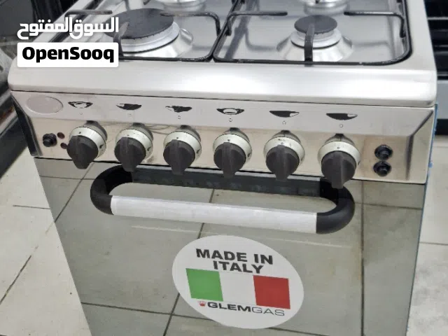 فرن جليم غاز إيطالي 4 عيون بحجم 53/50 مستعمل نظيف جدا