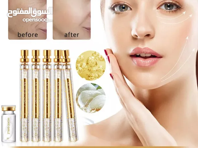 New packed piece Anti aging Gold protein skin lifting set
