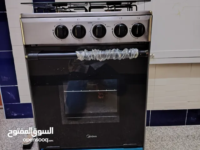 Midea Gas Cooking Range with Grill stainless steel 50x55cm
