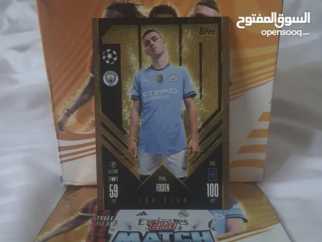 100 club Phil foden card (TOPPS)