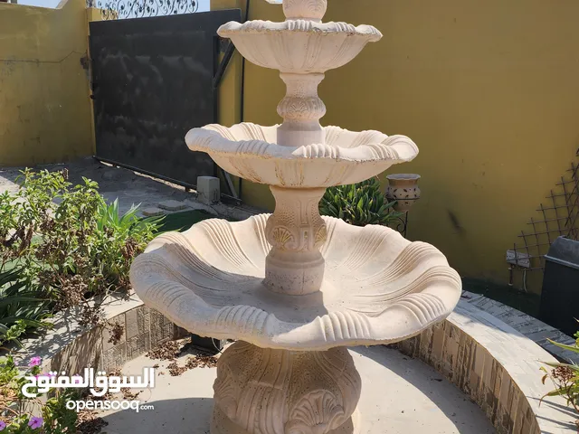 بيع نافورة حجرية مزخرفة ( جودة وثقيلة )