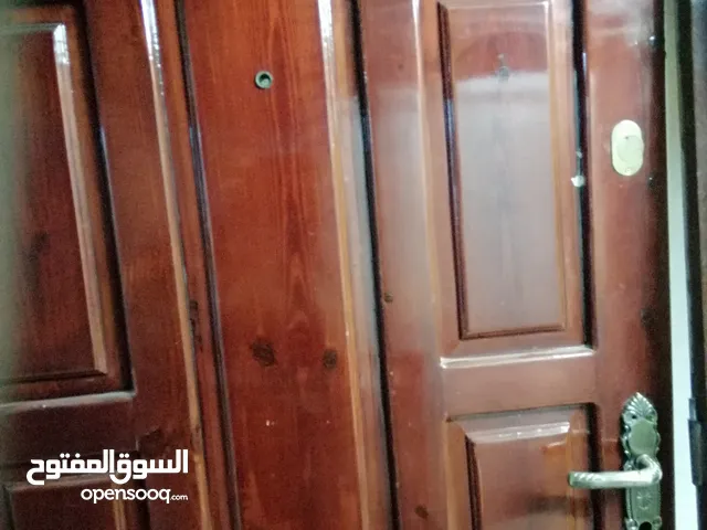 باب خشب خارجي كامل بحال الجديد