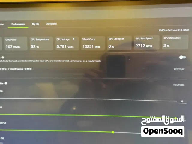 كرت شاشه  RTX3090 gb24
