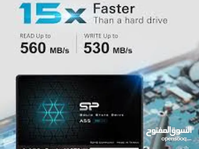 هارد داخلي جديد 512 من شركة باور سيليكون  الهارد نوعية ممتازه جدا وغنيه عن التعريف