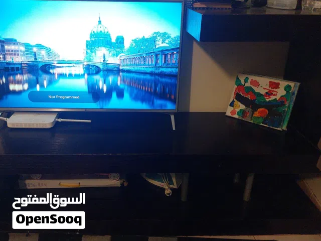 LG 42 inches with wooden Rack & Sound System