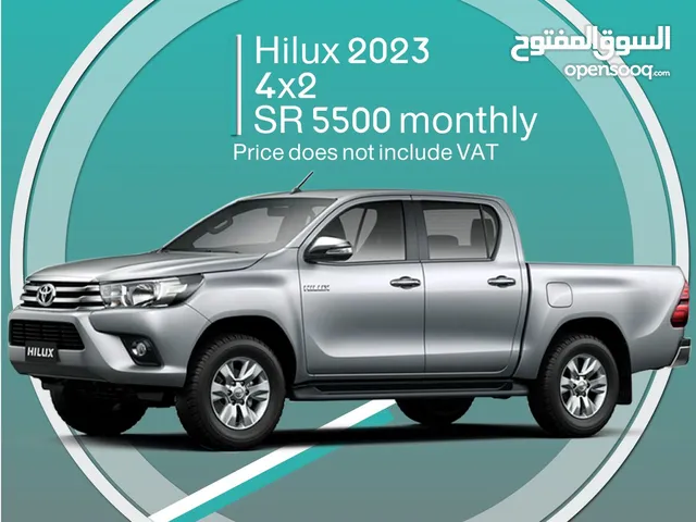 Toyota Hilux 2023 4x2 for rent