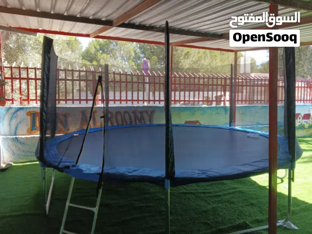 ترامبولين نطيطيه عالي الجوده بيحمل وزن عالي حديد قوي ومتين لتجهيز مناطق الألعاب بجميع المقاسات