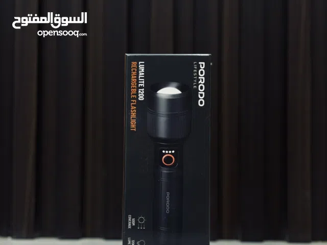 PORODO Lumalite 1200 Rechargeable  ليت كشاف محمول Flashlight
