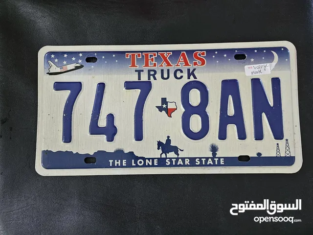 لوحة امريكية أصلية لولاية تكساس