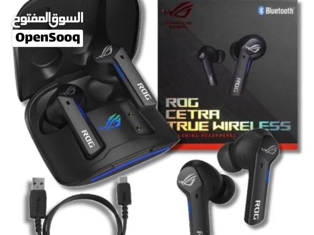 ROG Cetra True Wireless Gaming Earbuds سماعة ايسوس بلوتوث ضمان سنه كامله مفتوح البكس