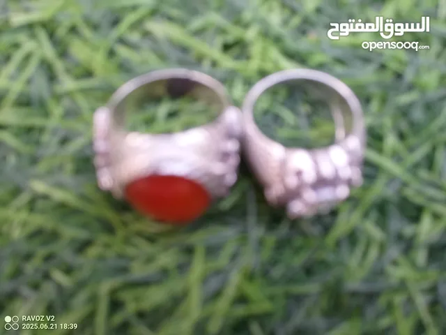 خاتمين فضه ثقيله صواغه قديمه للبيع