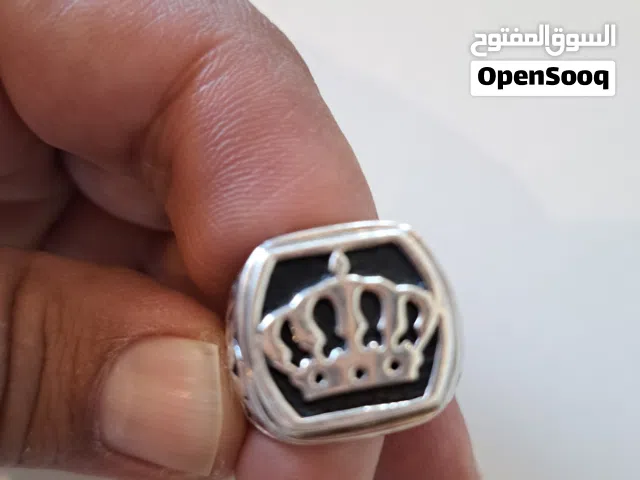 خاتم فضة رجالي جديد