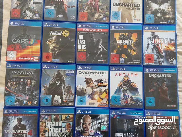 des jeux ps4 importés d'Allemagne en très bon état à vendre العاب بلايستيشن 4 للبيع في حالة ممتازة