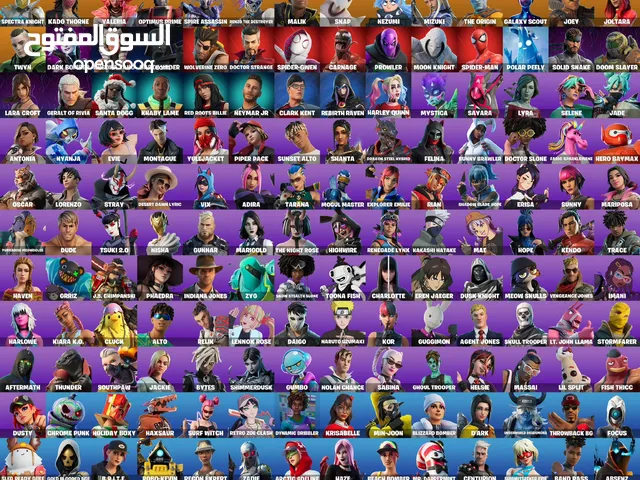 حسابات فورت نايت مرتبة فيها سكنات عرق ايتم شوب كثير بأسعار حرق