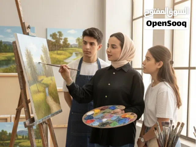 معلمه فنون Art teacher