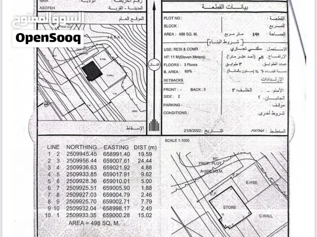 مبنى قديم سكني تجاري على الخط الأول الشارع الداخلي ابراء