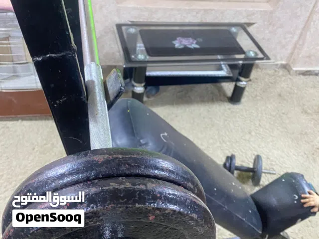 30 كيلو مع بنش مستوى واحد متحرك من الاسفل للبيع قابل للتفاوض