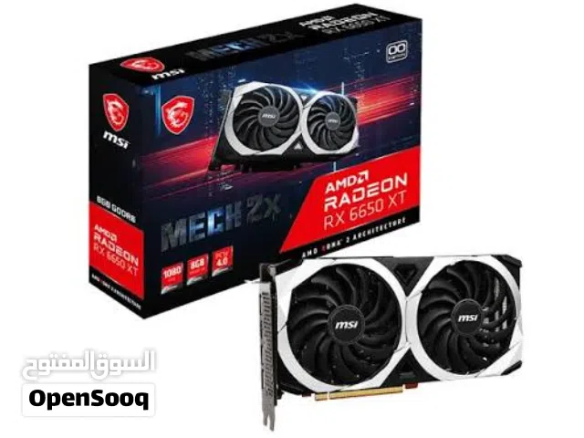 كرت شاشة rx 6650xt مختوم