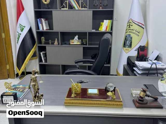 ميز مكتبي مع مكتبة كتب اصلي