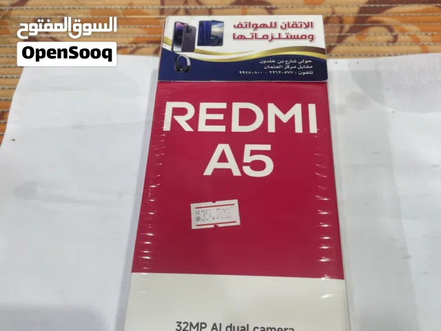 للبيع جهاز ردمي A5 جديد بالكرتون رام 4 ذاكره 128 الشبكه 4g لون اسود