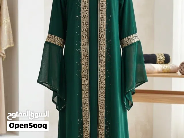 قفطان اخضر من قطعتين