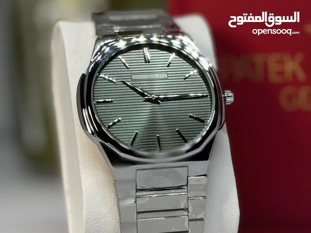 ساعه باتك فيليب سلم جديده سعر مناسب متوفره بمينا خصراء جذابه وعصريه مناسبه لجميع الاعمار ومتوفره