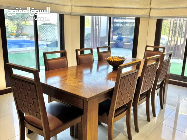 Wood Dining Table with Chairs in Riffa Views