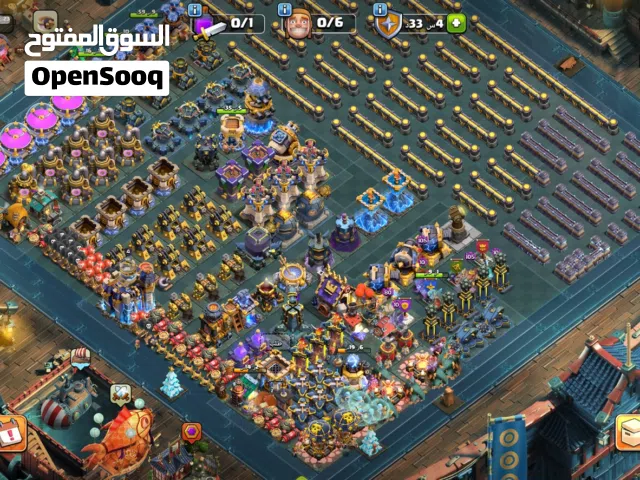 حساب كلاش اوف كلانس تاون 18 ماكس