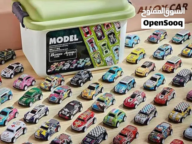 سيارات معدن عدد 50سياره مع صندوق