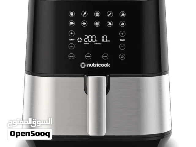 Nutricook 5.5L Air Fryer, 1700W, Steel/Black, NC-AF205