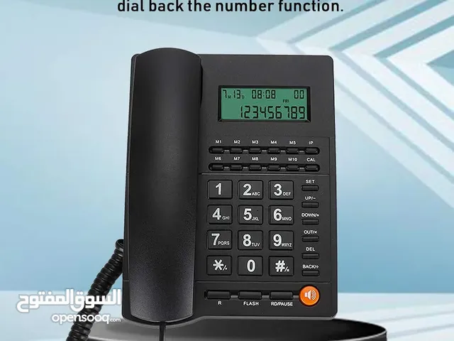 جديدنا  هاتف ارضي  مناسب للمكاتب والمنازل والفنادق والمطاعم وما إلى ذلك.