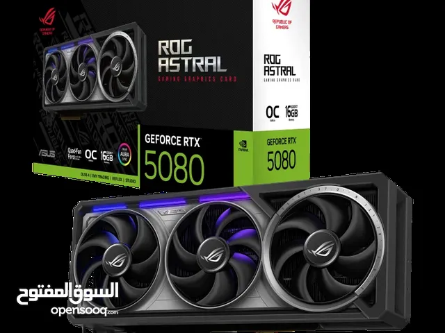 ASUS ROG Astral NVIDIA GeForce RTX 5080 16GB GDDR7 OC Edition Graphic card, DLSS4, 16GB GDDR7, 10752