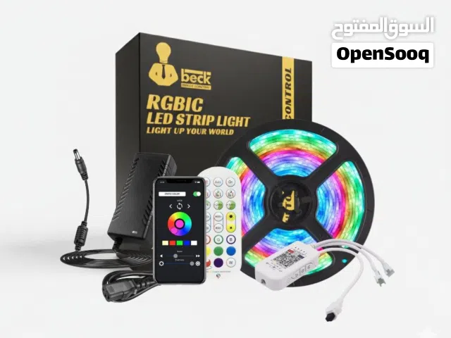 _حبل ليد ستريب 24 فولت RGB Ic  _موجود سعر جملة للتجار